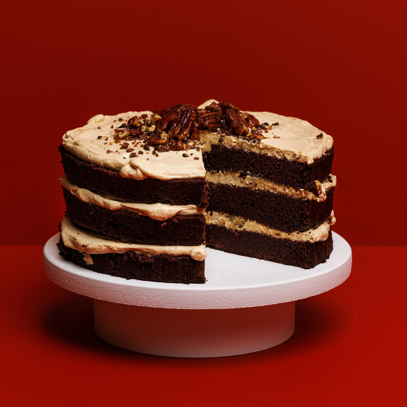 Chocolate and 'Grifter Omen' Oatmeal Stout Cake