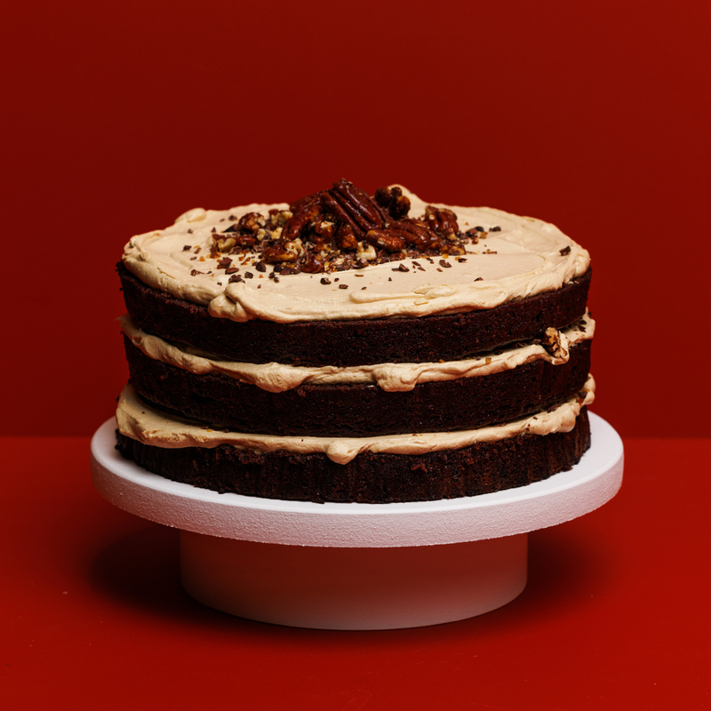 Chocolate and 'Grifter Omen' Oatmeal Stout Cake