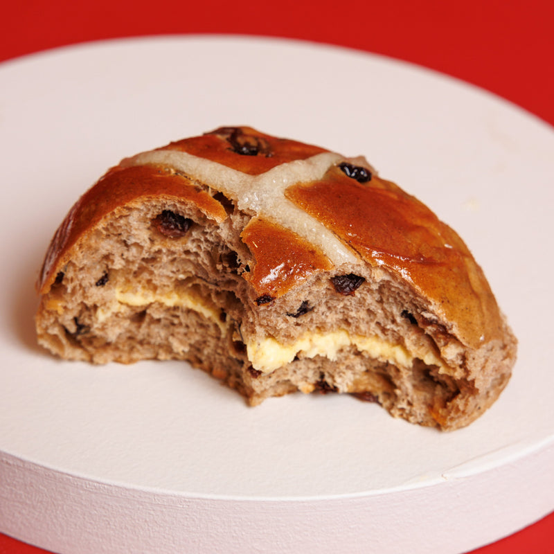 Sydney's Best Hot Cross Buns with a Slab of Butter