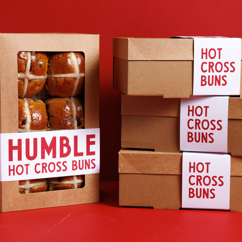 Best Hot Cross Buns at Humble Bakery - 6 pack