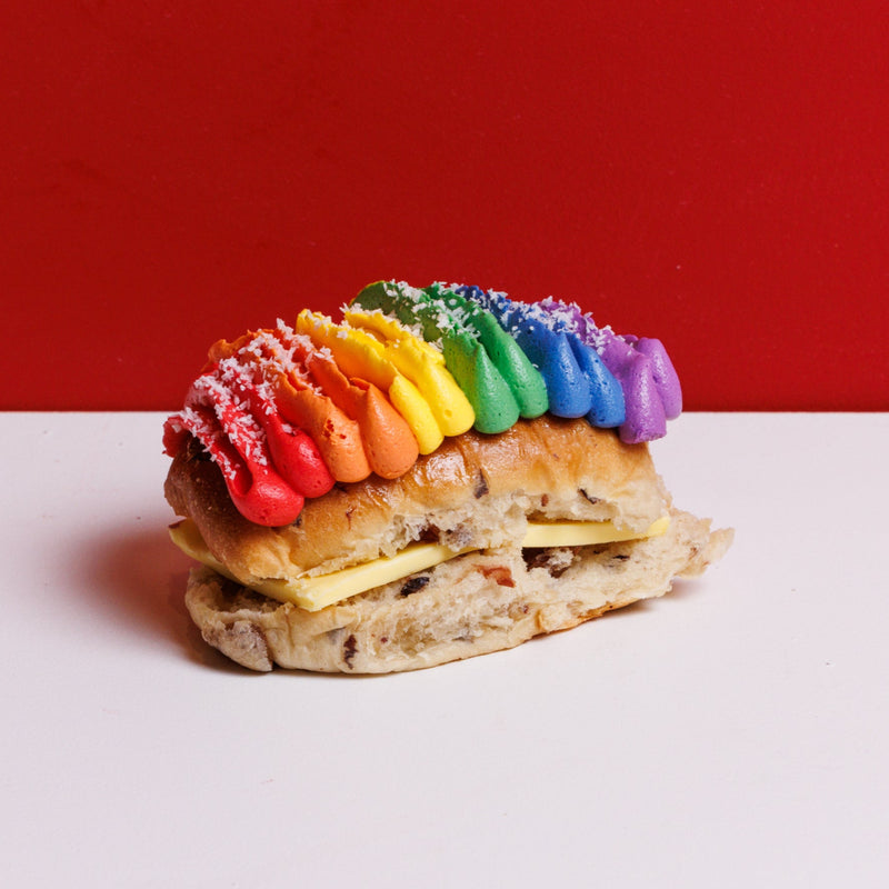 Humble's Rainbow Finger Buns for Sydney Mardi Gras